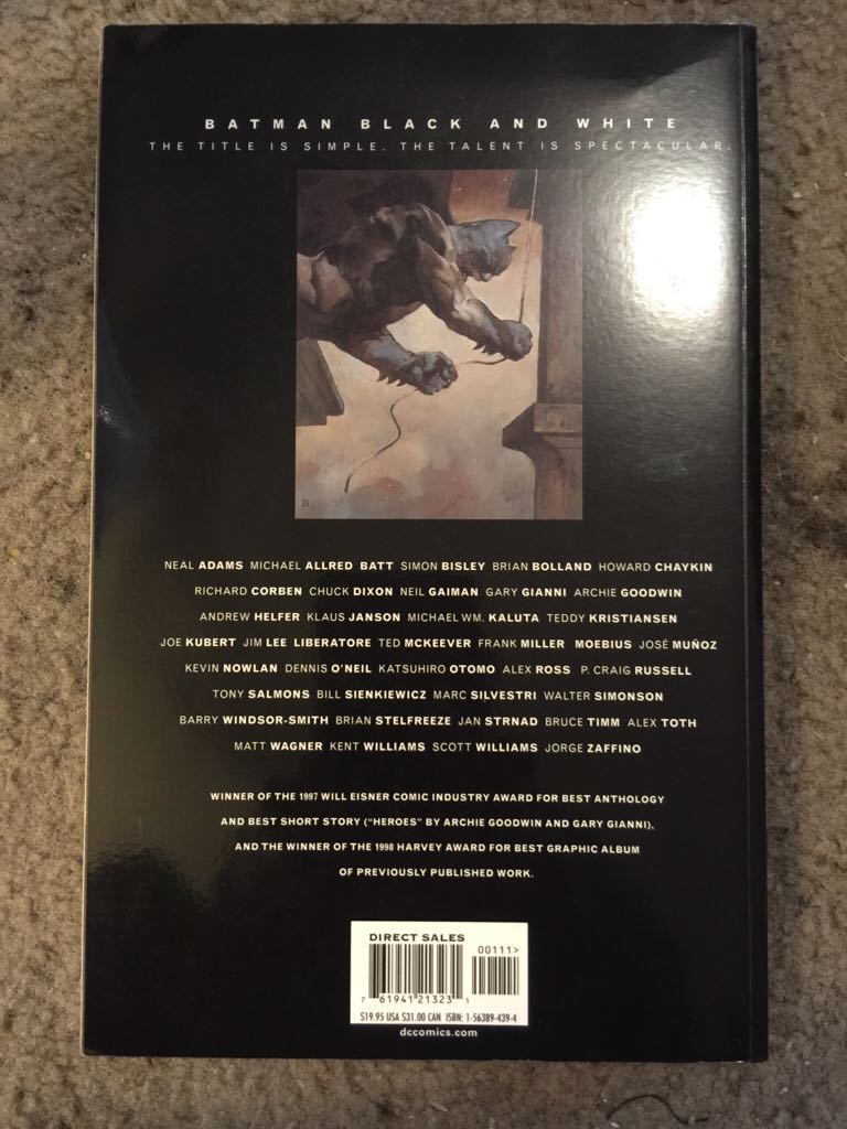 Batman: Black And White - DC Comics comic book collectible [Barcode 070989309036] - Main Image 2