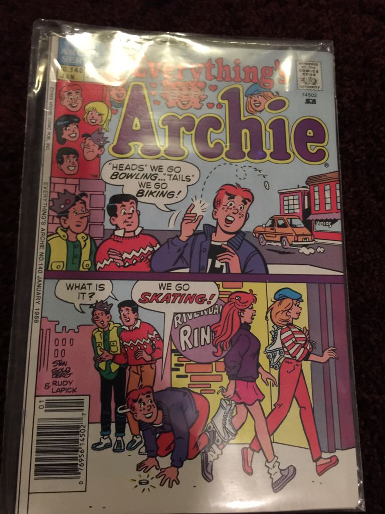 Everything’s Archie - Archie Comic Publications, Inc. (140) comic book collectible [Barcode 076956145027] - Main Image 1