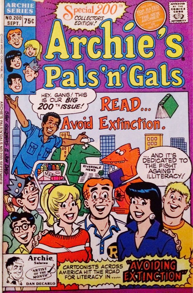 Archies Pals n Gals  (200) comic book collectible [Barcode 027100069676] - Main Image 1