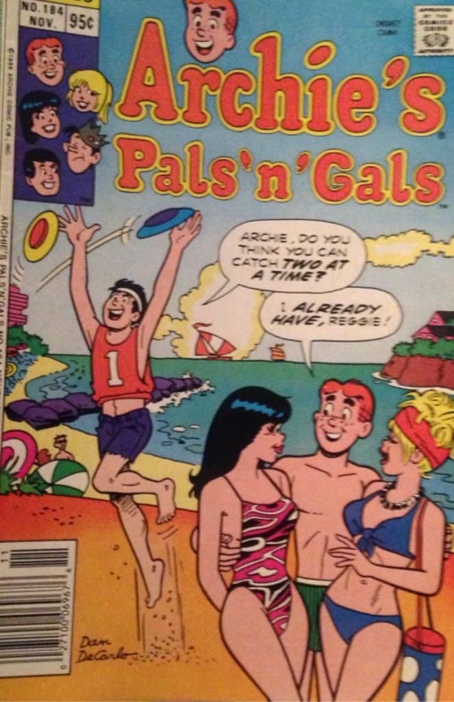 Archies Pals n Gals  (184) comic book collectible [Barcode 027100069676] - Main Image 1