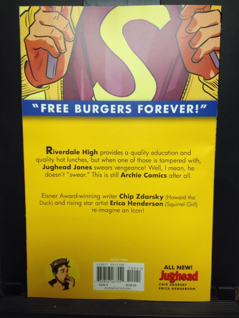 Jughead (vol 3) - Archie Comics (1) comic book collectible [Barcode 762816467551] - Main Image 2