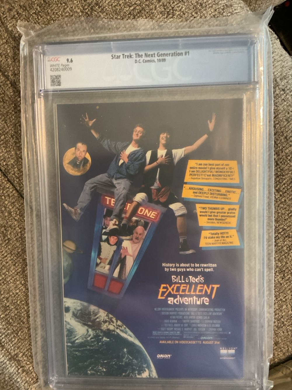 Star Trek The Next Generation - DC Comics (1 - Oct 1989) comic book collectible [Barcode 070989312401] - Main Image 3