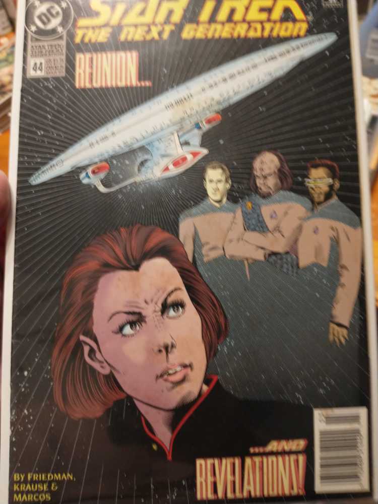 Star Trek The Next Generation - DC Comics (44 - Mar 1993) comic book collectible [Barcode 070989312401] - Main Image 2