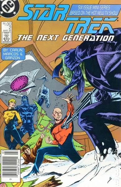 Star Trek: The Next Generation - DC Comics (2 - Mar 1988) comic book collectible [Barcode 070989312401] - Main Image 1