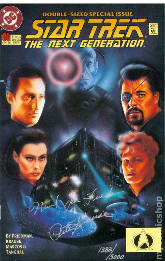 Star Trek The Next Generation: Vol 2 - DC Comics (50 - Sep 1993) comic book collectible [Barcode 070992312405] - Main Image 1