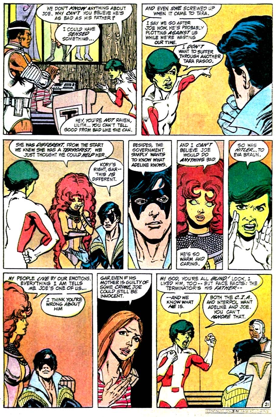 Tales Of The Teen Titans - DC Comics (51 - Mar 1985) comic book collectible [Barcode 070989312210] - Main Image 2