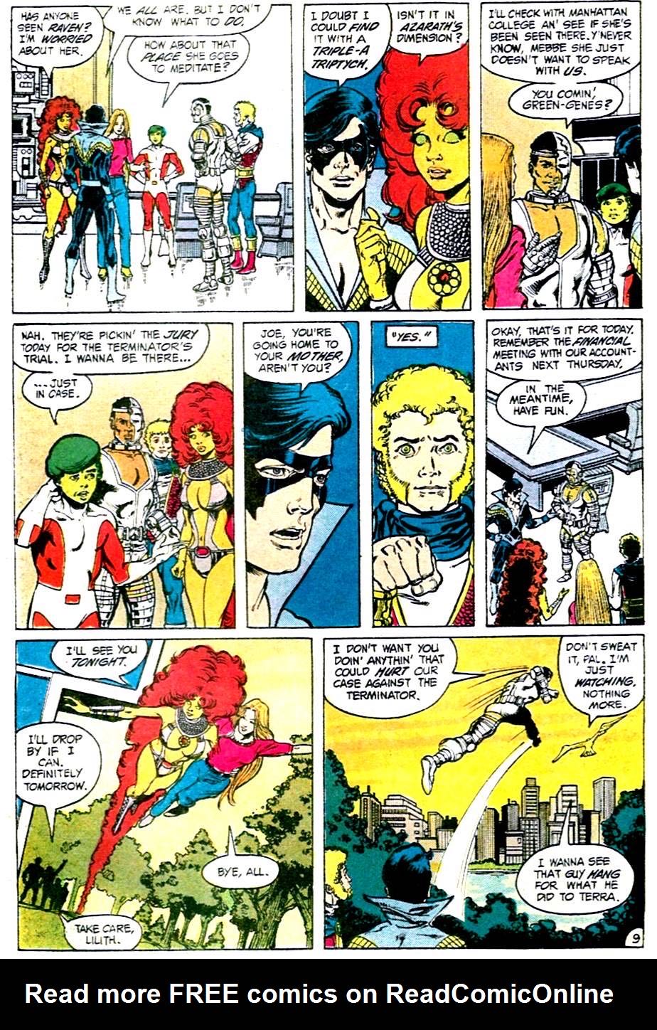 Tales Of The Teen Titans - DC Comics (51 - Mar 1985) comic book collectible [Barcode 070989312210] - Main Image 3