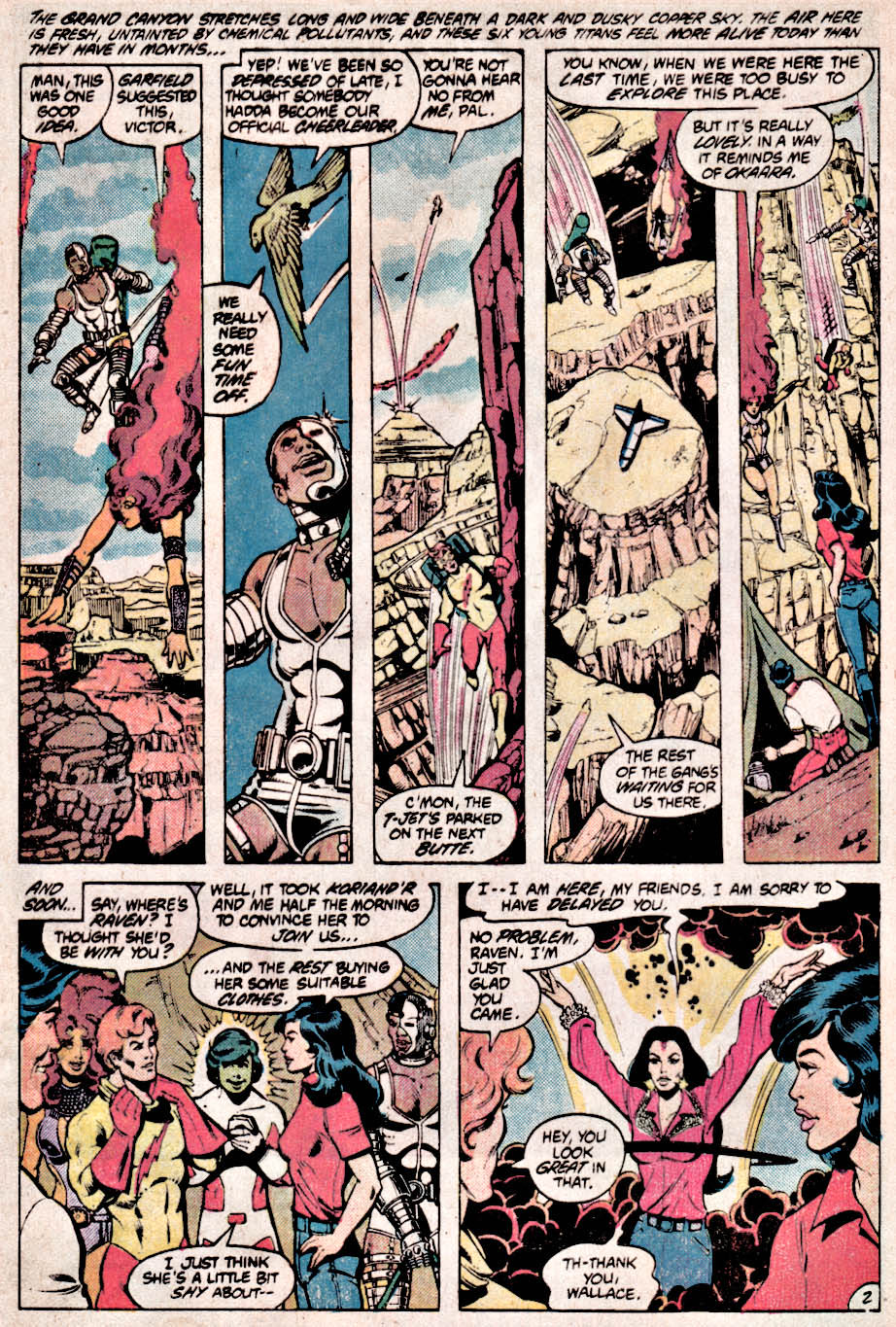 Tales Of The Teen Titans - DC Comics (59 - Nov 1985) comic book collectible [Barcode 070989312210] - Main Image 3