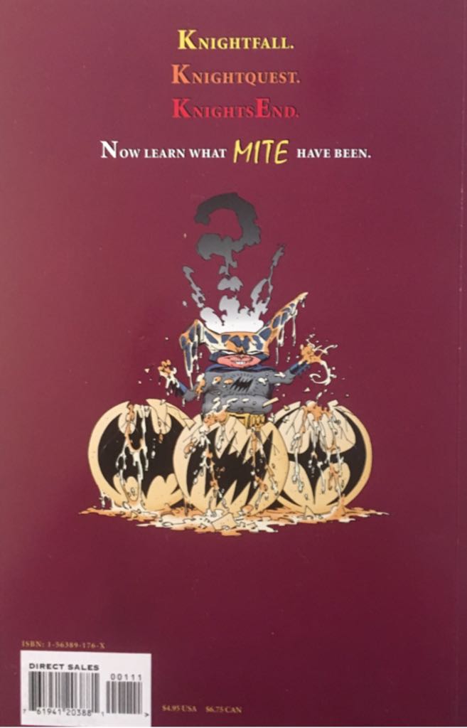 Batman Mitefall  (Jan 1995) comic book collectible - Main Image 2