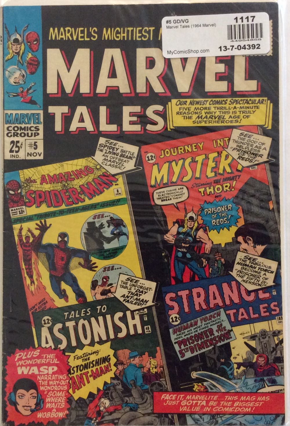 Marvel Tales - Marvel Comics (5 - Nov 1966) comic book collectible [Barcode 071486024767] - Main Image 2