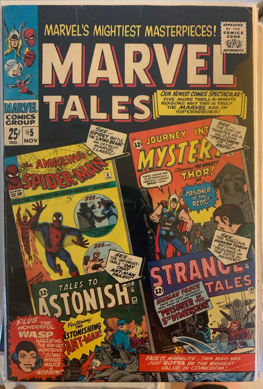 Marvel Tales - Marvel Comics (5 - Nov 1966) comic book collectible [Barcode 071486024767] - Main Image 3