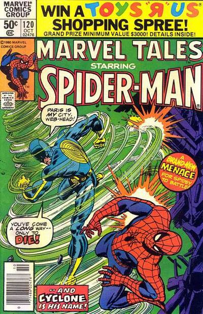 Marvel Tales - Marvel (120 - Oct 1980) comic book collectible [Barcode 07148602476710] - Main Image 1