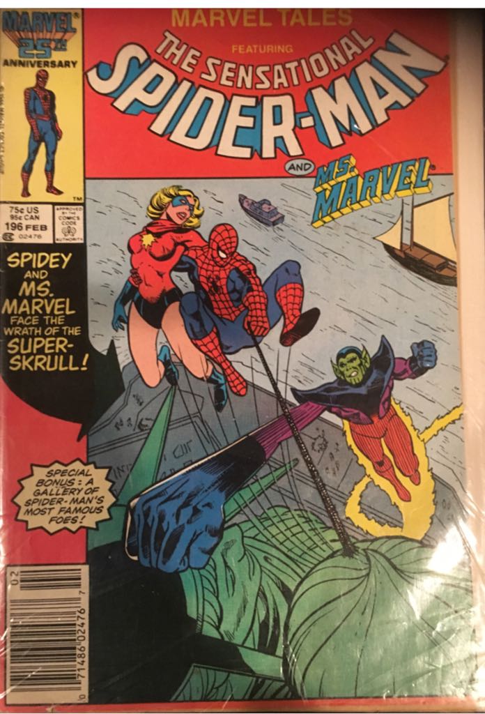 Marvel Tales - Marvel (196 - Feb 1987) comic book collectible [Barcode 009281024767] - Main Image 1