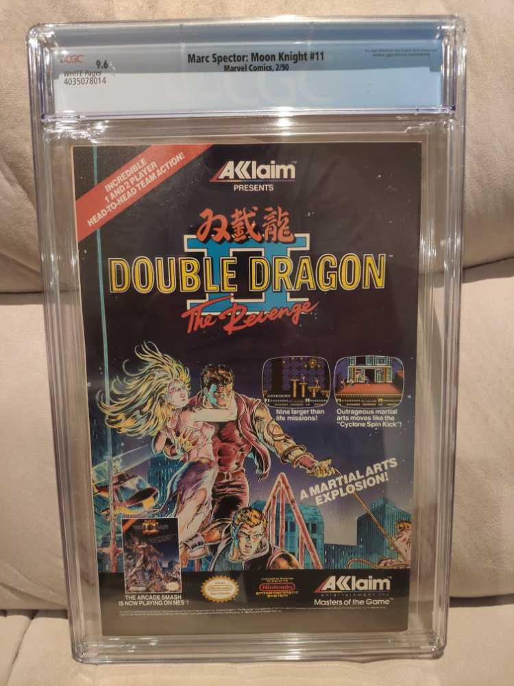 Marc Spector: Moon Knight - Marvel (11 - Feb 1990) comic book collectible [Barcode 13111786] - Main Image 2