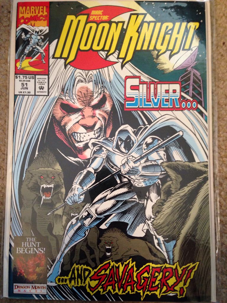 Marc Spector: Moon Knight - Marvel Comics (51 - 06/1993) comic book collectible [Barcode 13111786] - Main Image 1