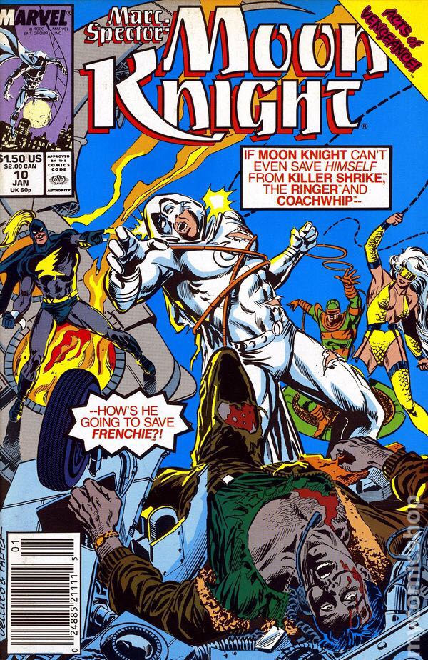 Moon Knight: Marc Spector - Marvel (10 - 01/1990) comic book collectible [Barcode 02488521111501] - Main Image 1