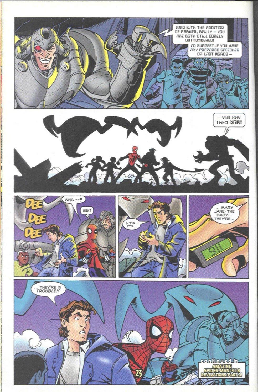 Sensational Spider-Man - Marvel Comics (11 - Dec 1996) comic book collectible [Barcode 0871355140] - Main Image 4