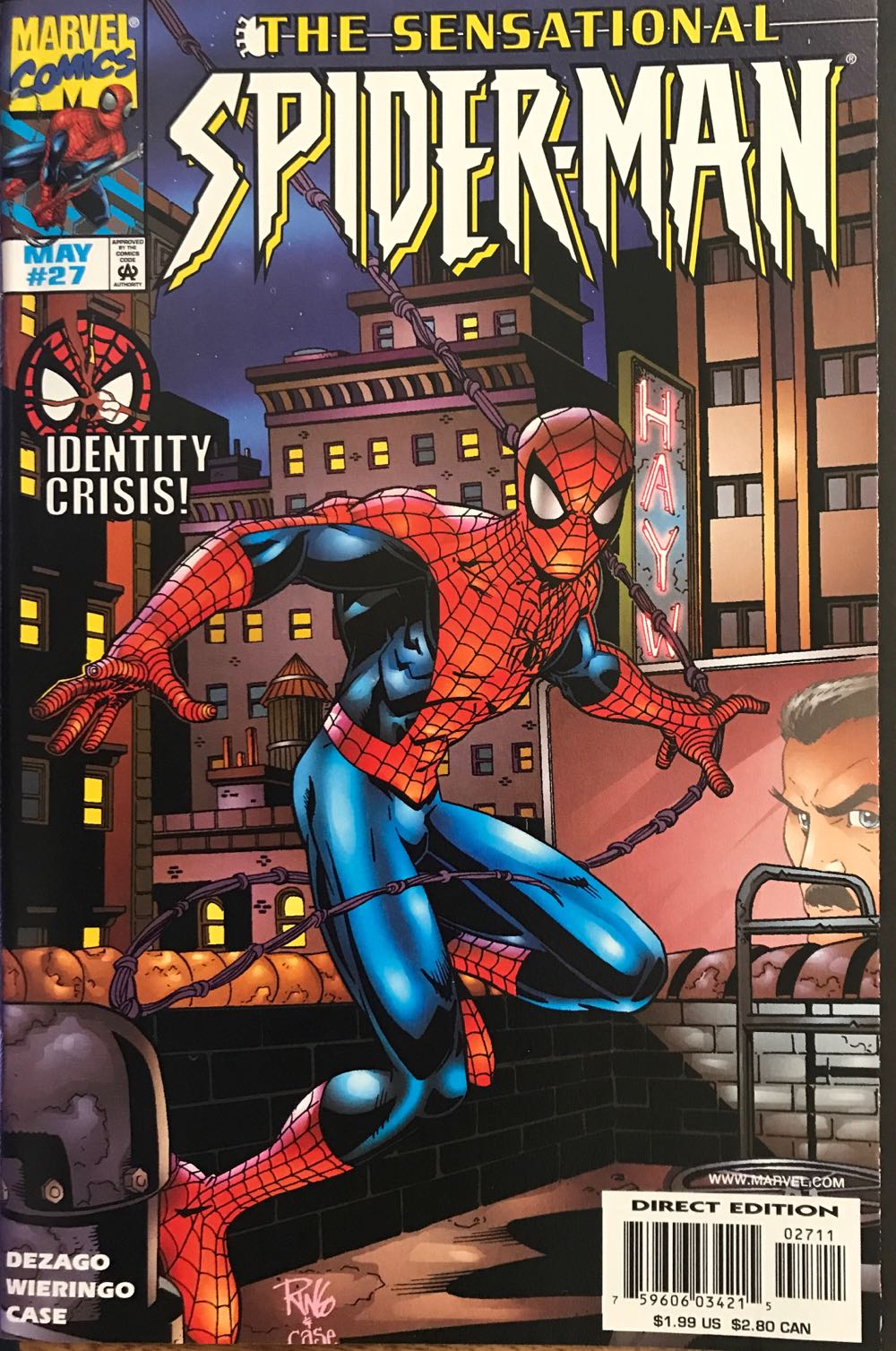 The Sensational Spider-Man - Marvel Comics (27 - May 1998) comic book collectible [Barcode 75960603421502711] - Main Image 2