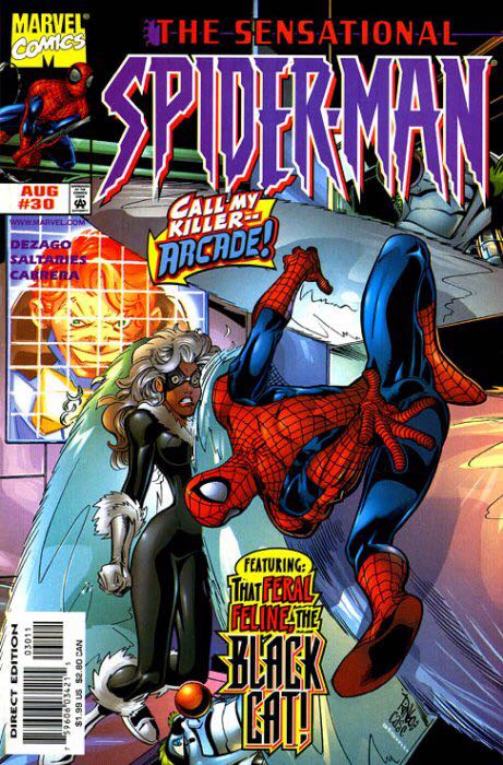 The Sensational Spider-Man - Marvel Comics (30 - Aug 1998) comic book collectible [Barcode 75960603421503011] - Main Image 1