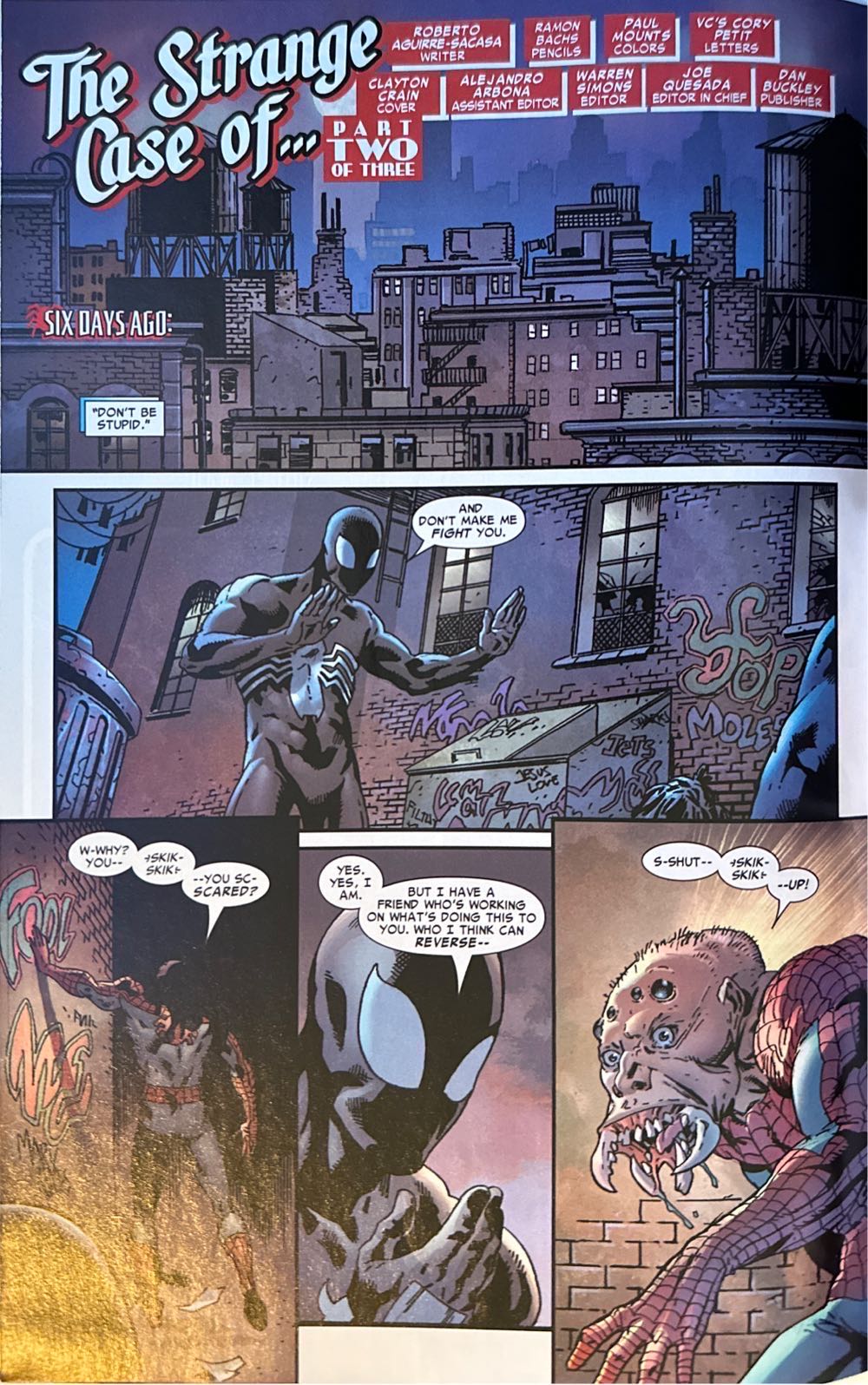 Sensational Spider-Man - Marvel Comics (37 - Jun 2007) comic book collectible [Barcode 75960605521003711] - Main Image 3