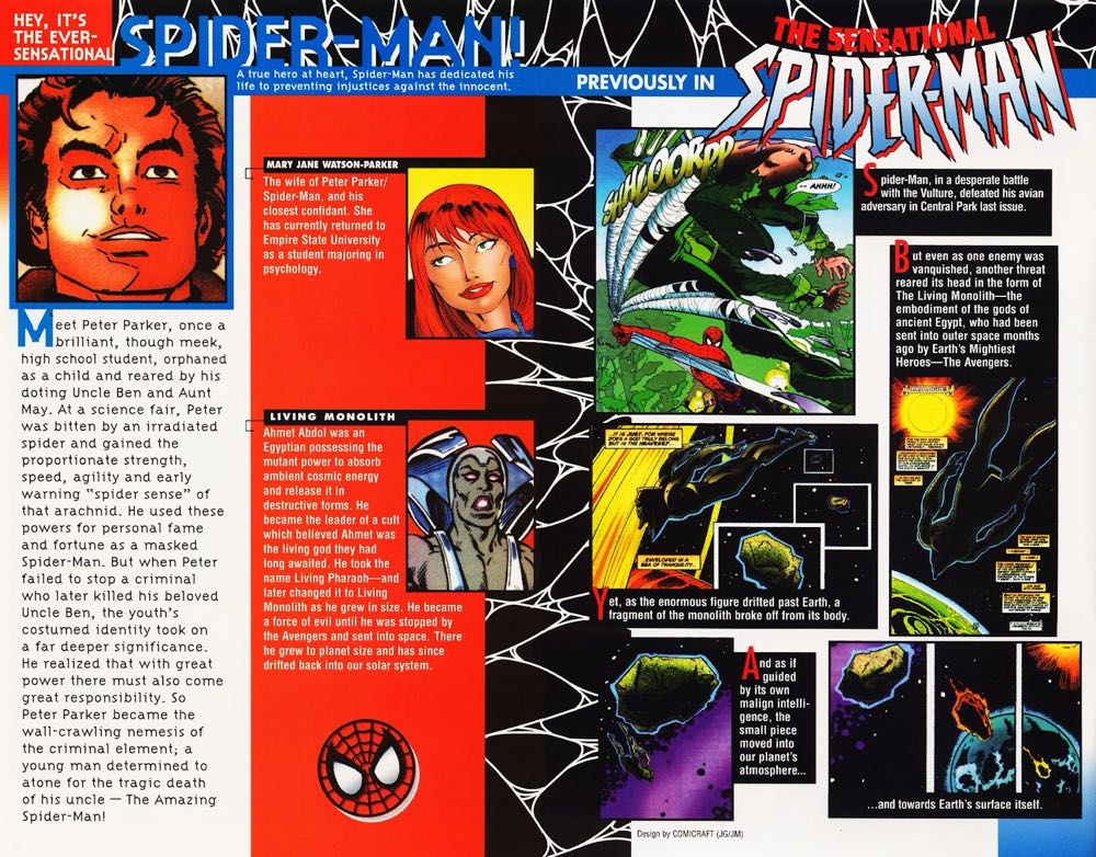 Sensational Spider-Man - Marvel Comics (19 - Sep 1997) comic book collectible [Barcode 75960603421501] - Main Image 2