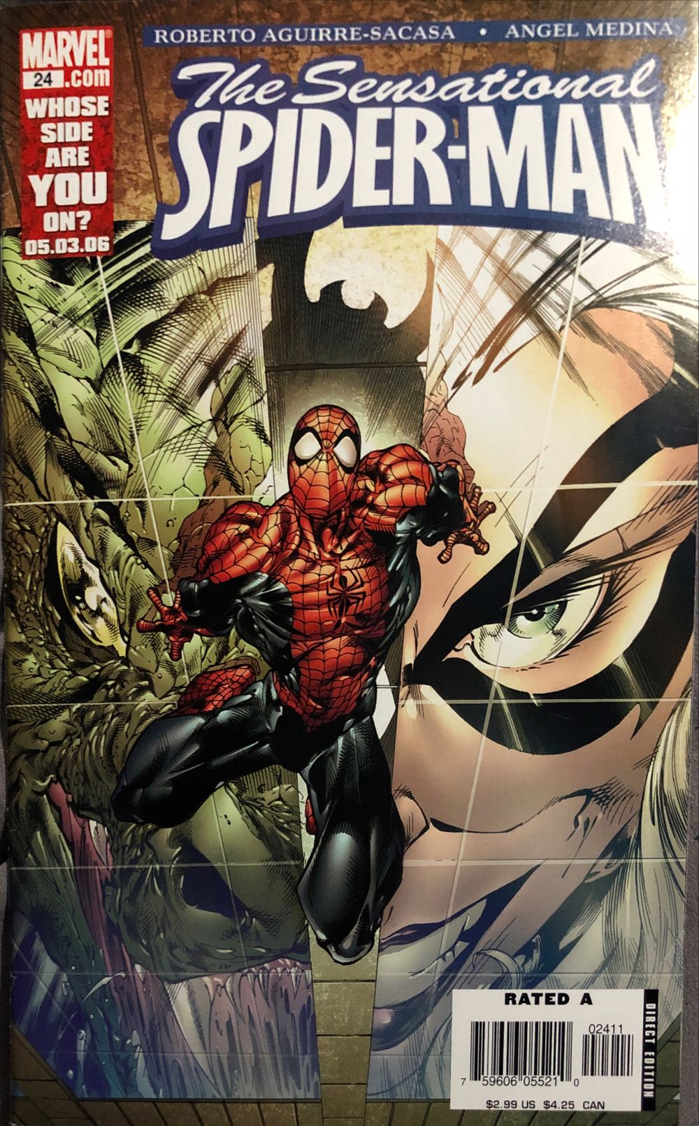 The Sensational Spider-Man - Marvel Comics (24 - May 2006) comic book collectible [Barcode 75960605521002411] - Main Image 2