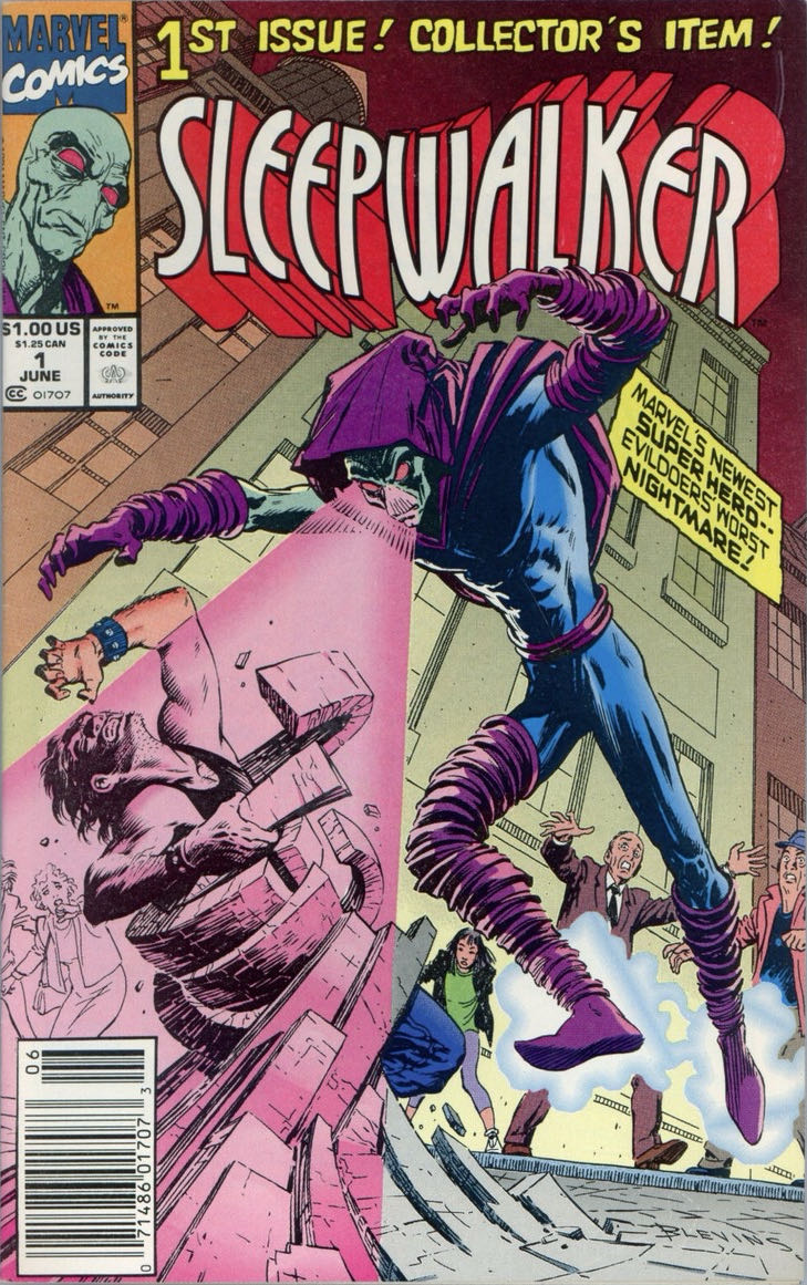Sleepwalker - Marvel (1 - Jun 1991) comic book collectible [Barcode 071486017073] - Main Image 2