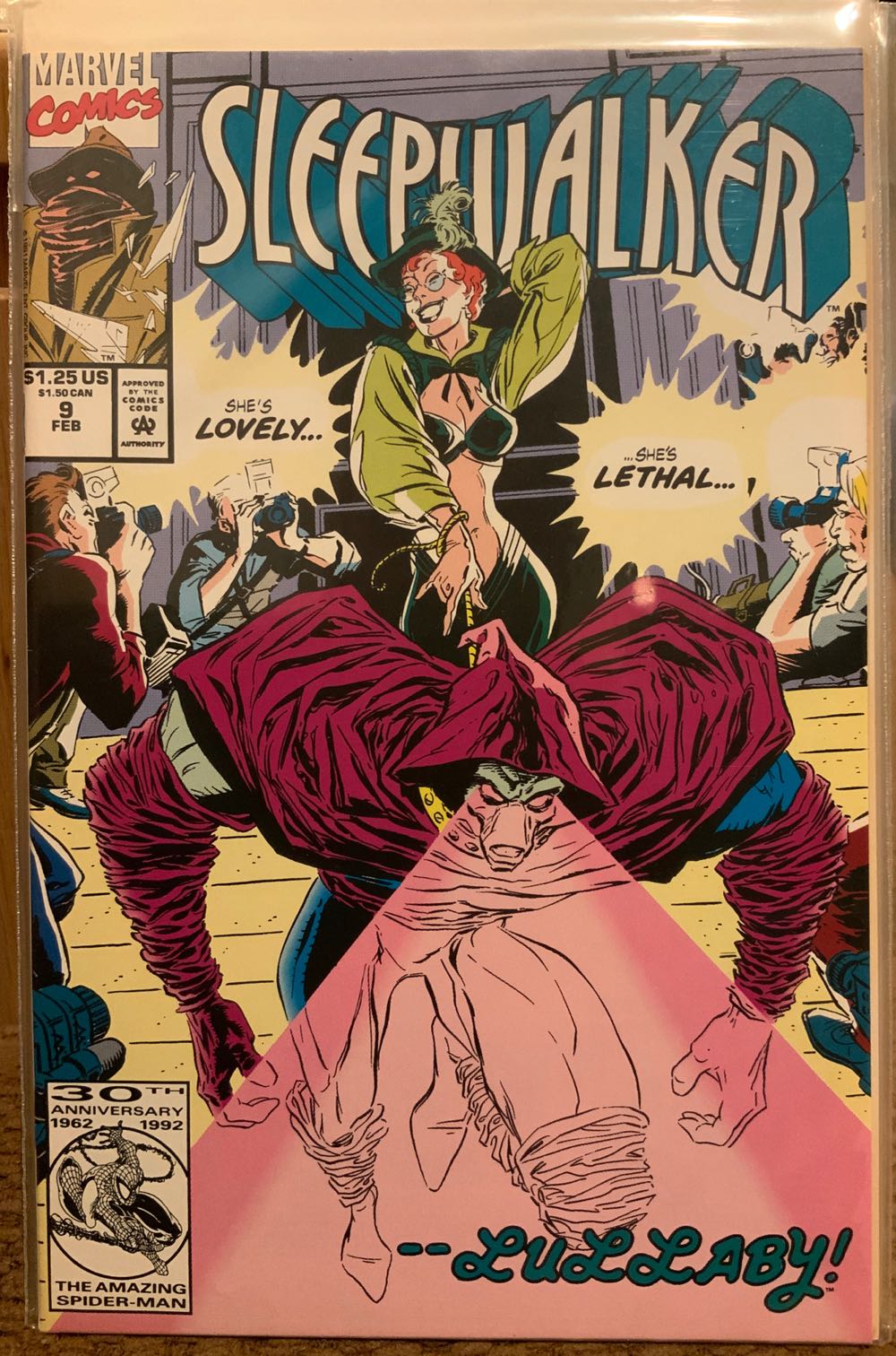 Sleepwalker (1991) - Marvel (9 - Feb 1992) comic book collectible [Barcode 009281017073] - Main Image 2