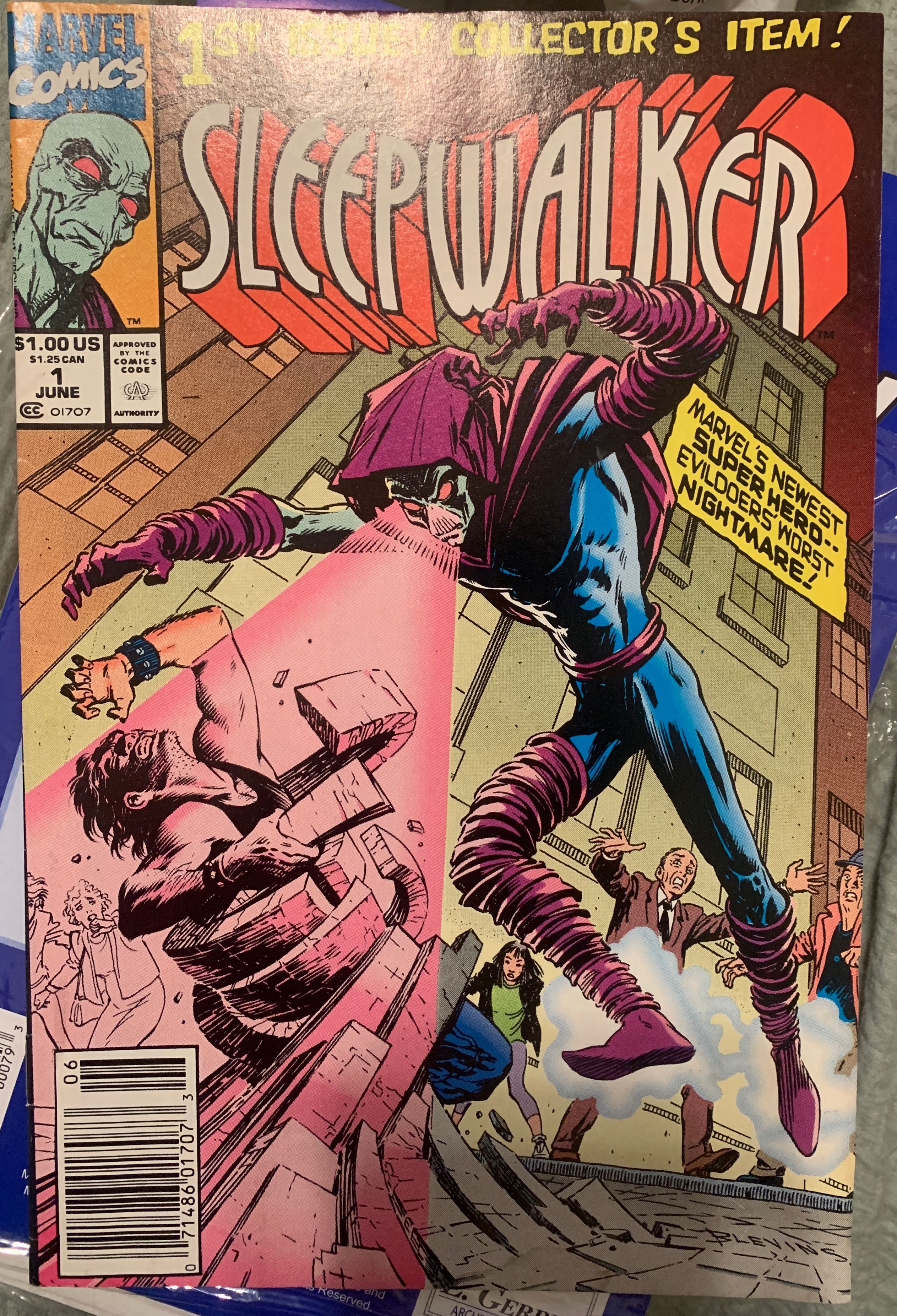 Sleepwalker  (1) comic book collectible [Barcode 071486017073] - Main Image 2