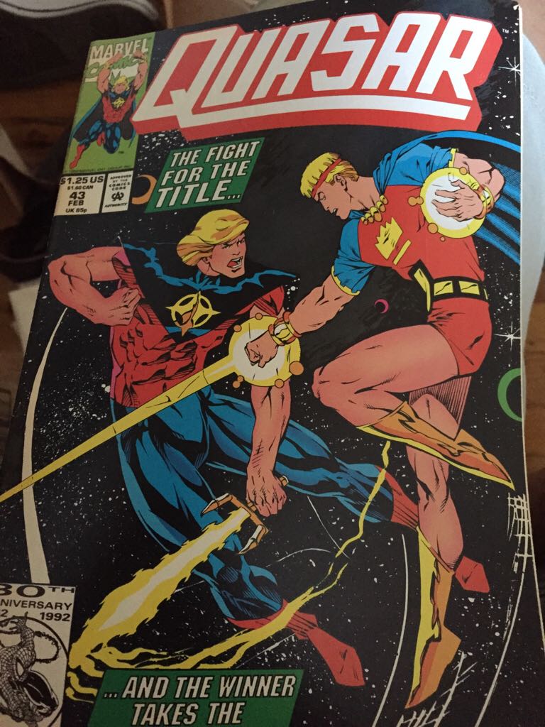 Quasar - Marvel (43) comic book collectible [Barcode 009281019480] - Main Image 1