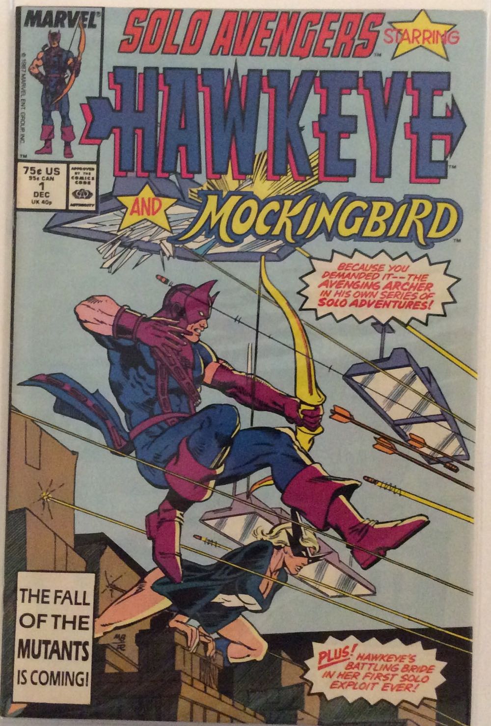 Solo Avengers - Marvel (1 - Dec 1987) comic book collectible [Barcode 071486026518] - Main Image 2