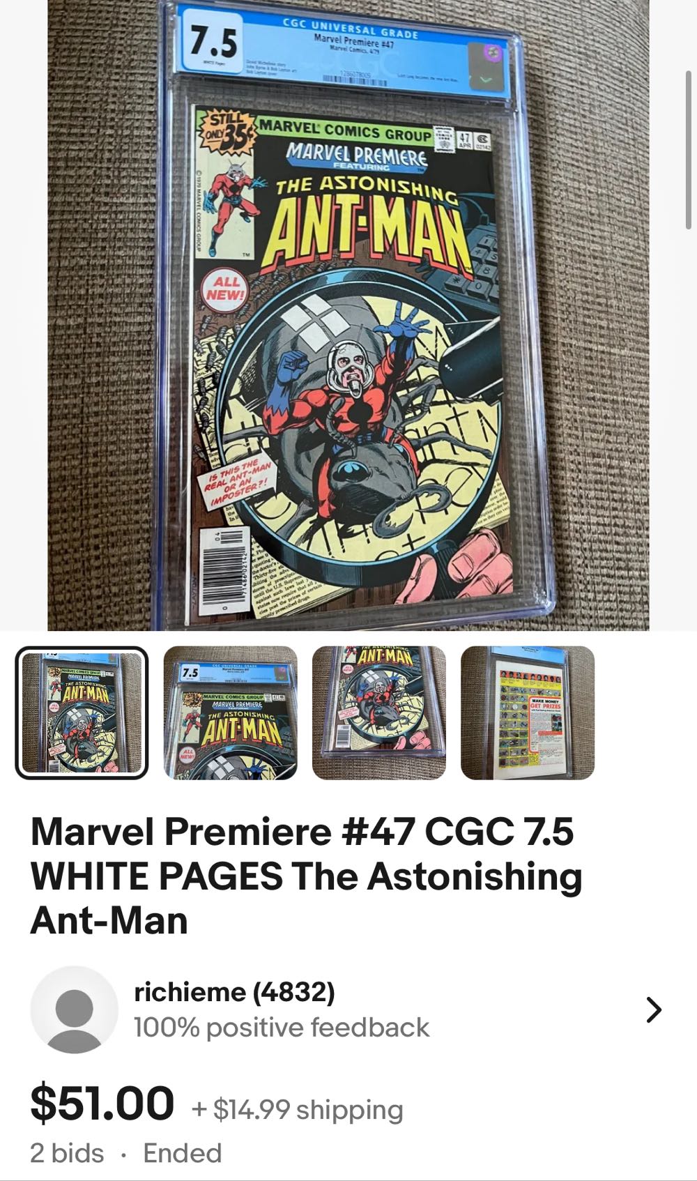 Marvel Premiere #47 - Marvel Comcs (47 - Apr 1979) comic book collectible [Barcode 07148602142104] - Main Image 4