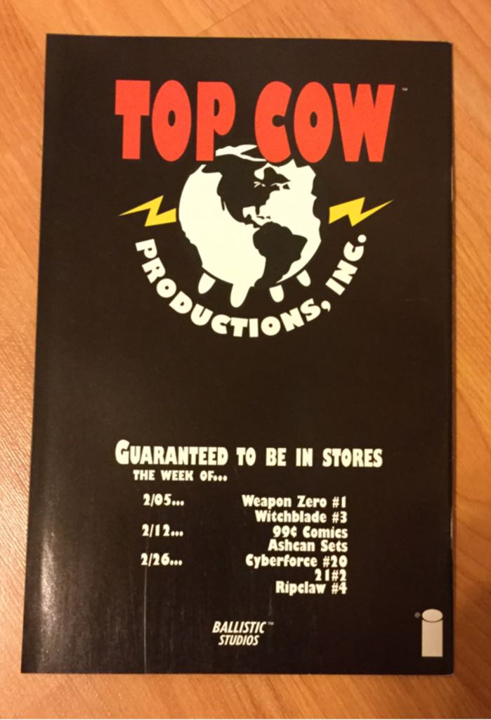 Cyber Force 19 - Image CYBER FORCE* (19) comic book collectible [Barcode 070989332560] - Main Image 2