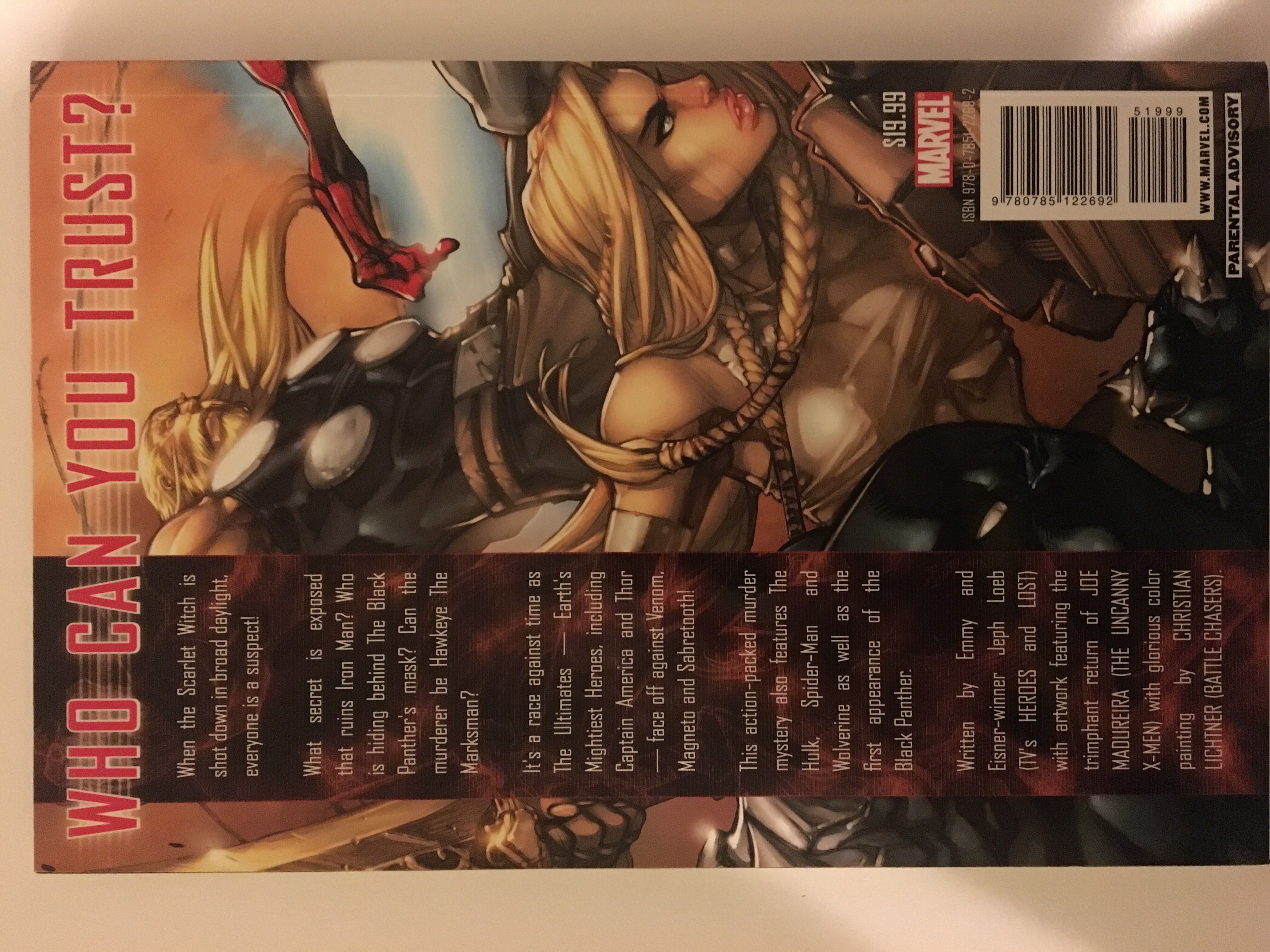 Ultimates 3: Who Killed The Scarlet Witch?, The - Marvel Comics (0) comic book collectible [Barcode 9780785122692] - Main Image 2