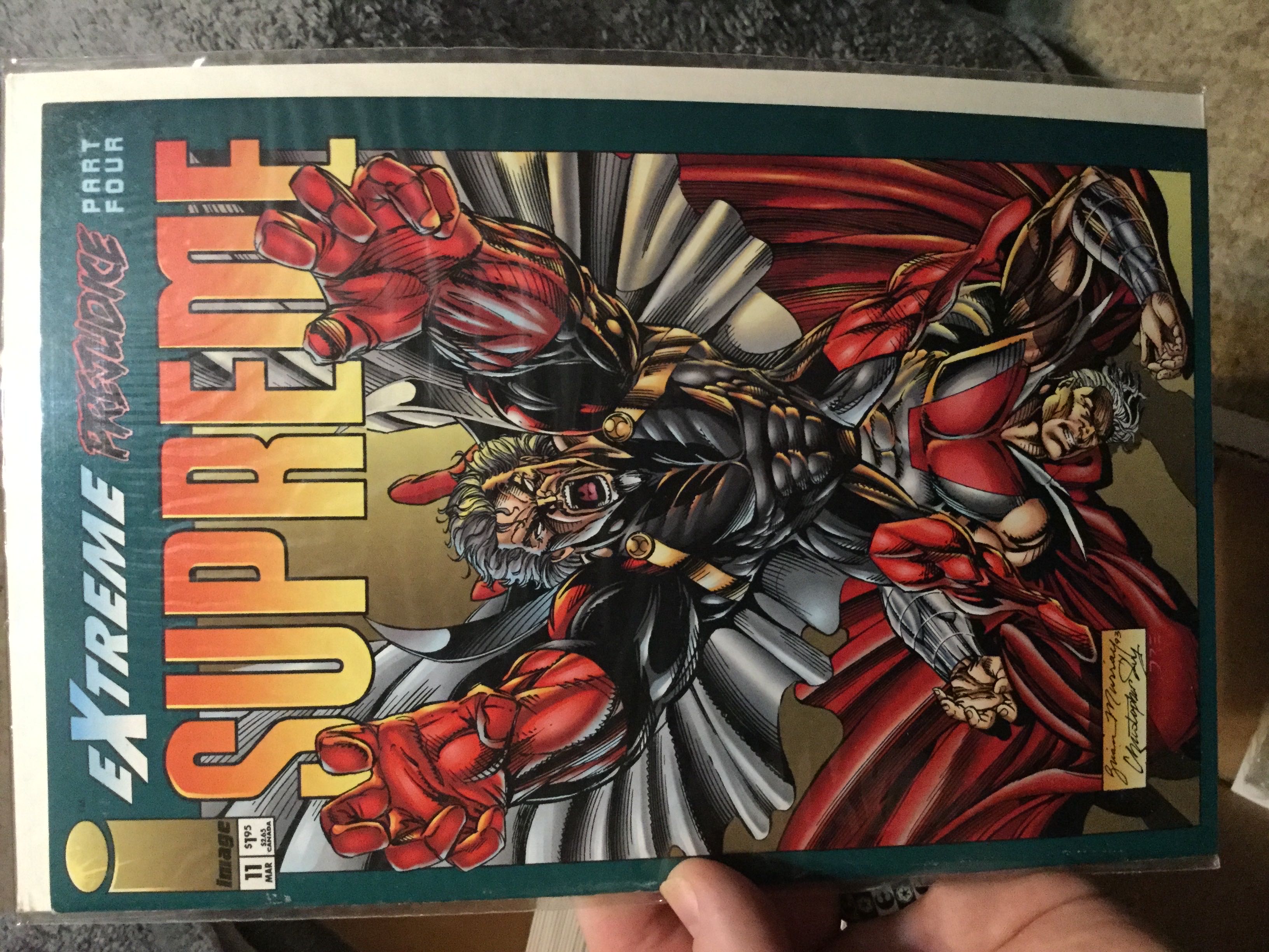 Supreme (vol.1) - Image Comics (11 - Mar 1993) comic book collectible [Barcode 070989332508] - Main Image 2