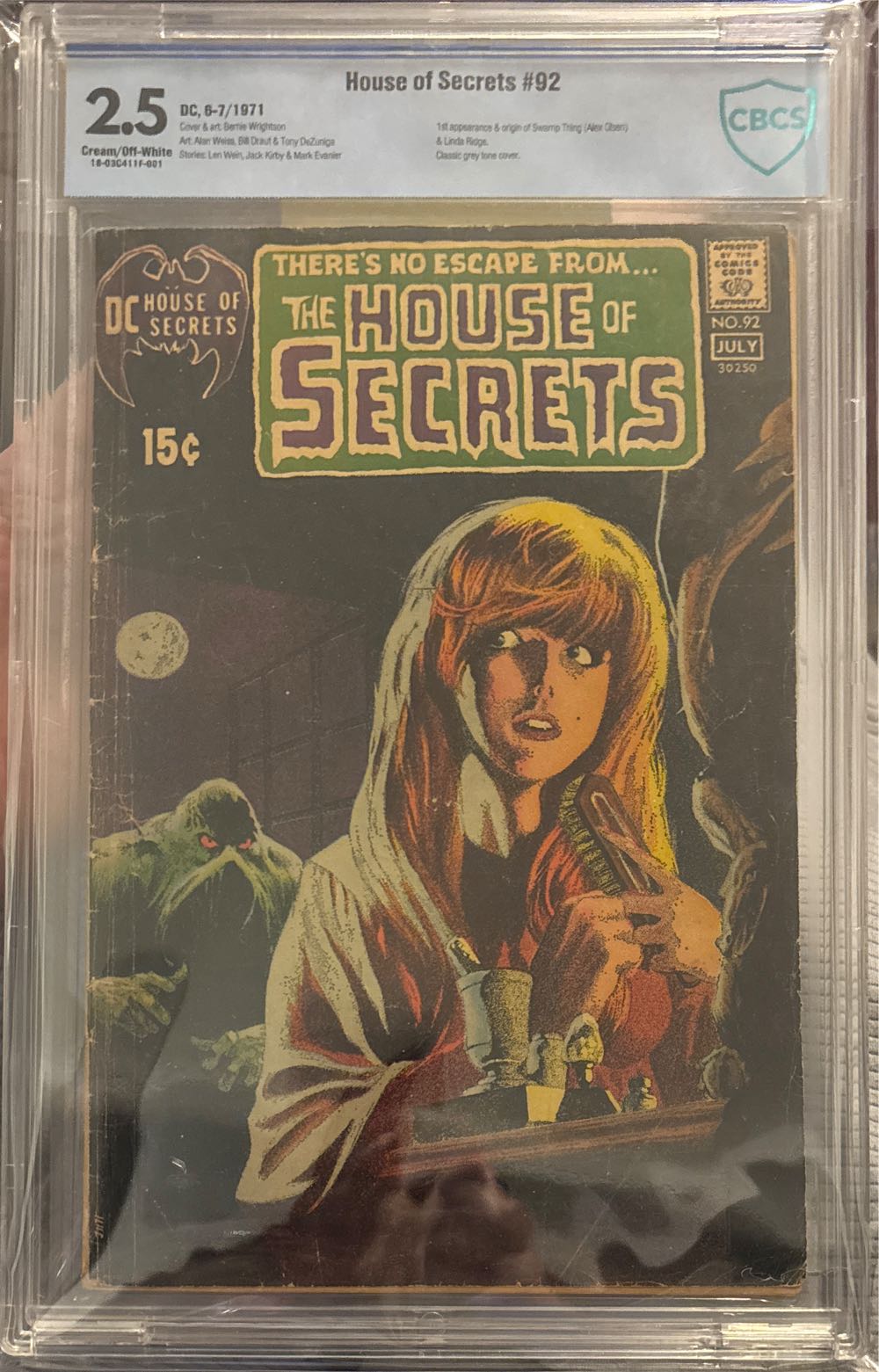 House Of Secrets - DC (92 - Jul 1971) comic book collectible - Main Image 2