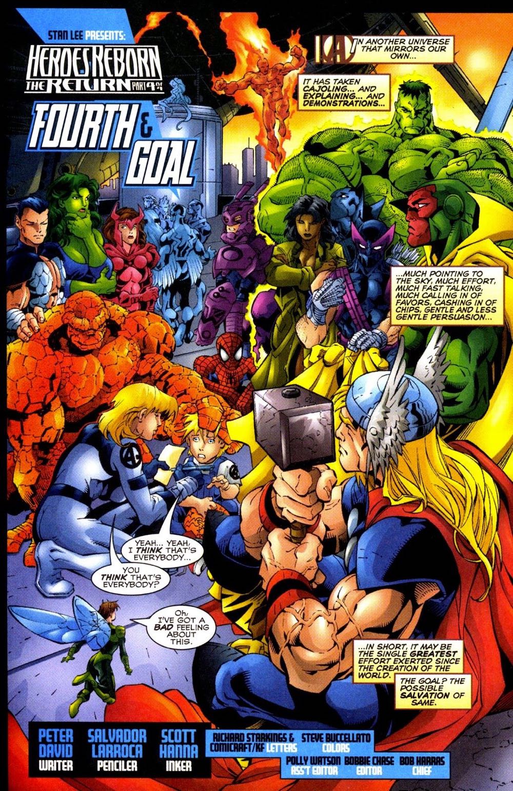 Heroes Reborn: The Return - Marvel (4 - Dec 1997) comic book collectible [Barcode 759606013296] - Main Image 3