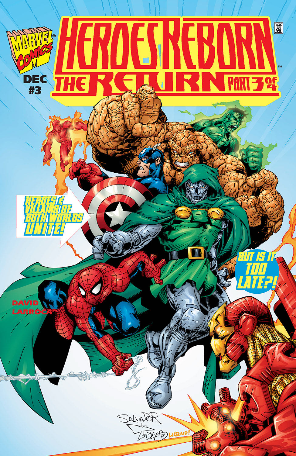 Heroes Reborn: The Return - Marvel Comcs (1-4 - Dec 1997) comic book collectible [Barcode 071486013297] - Main Image 3