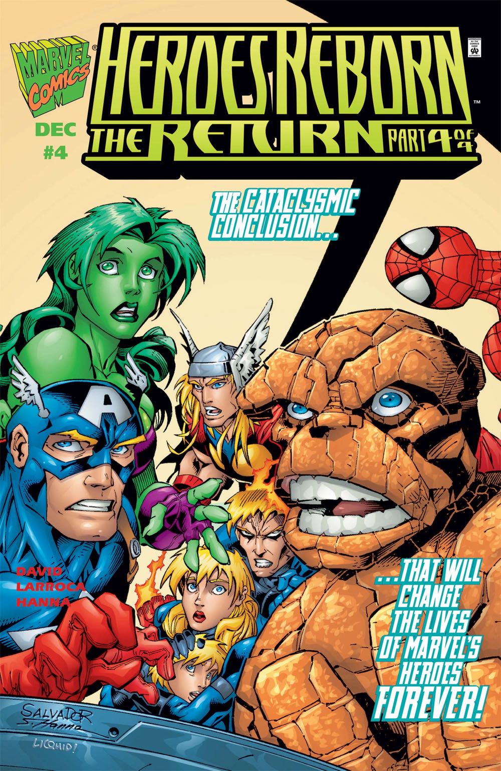 Heroes Reborn: The Return - Marvel Comcs (1-4 - Dec 1997) comic book collectible [Barcode 071486013297] - Main Image 4