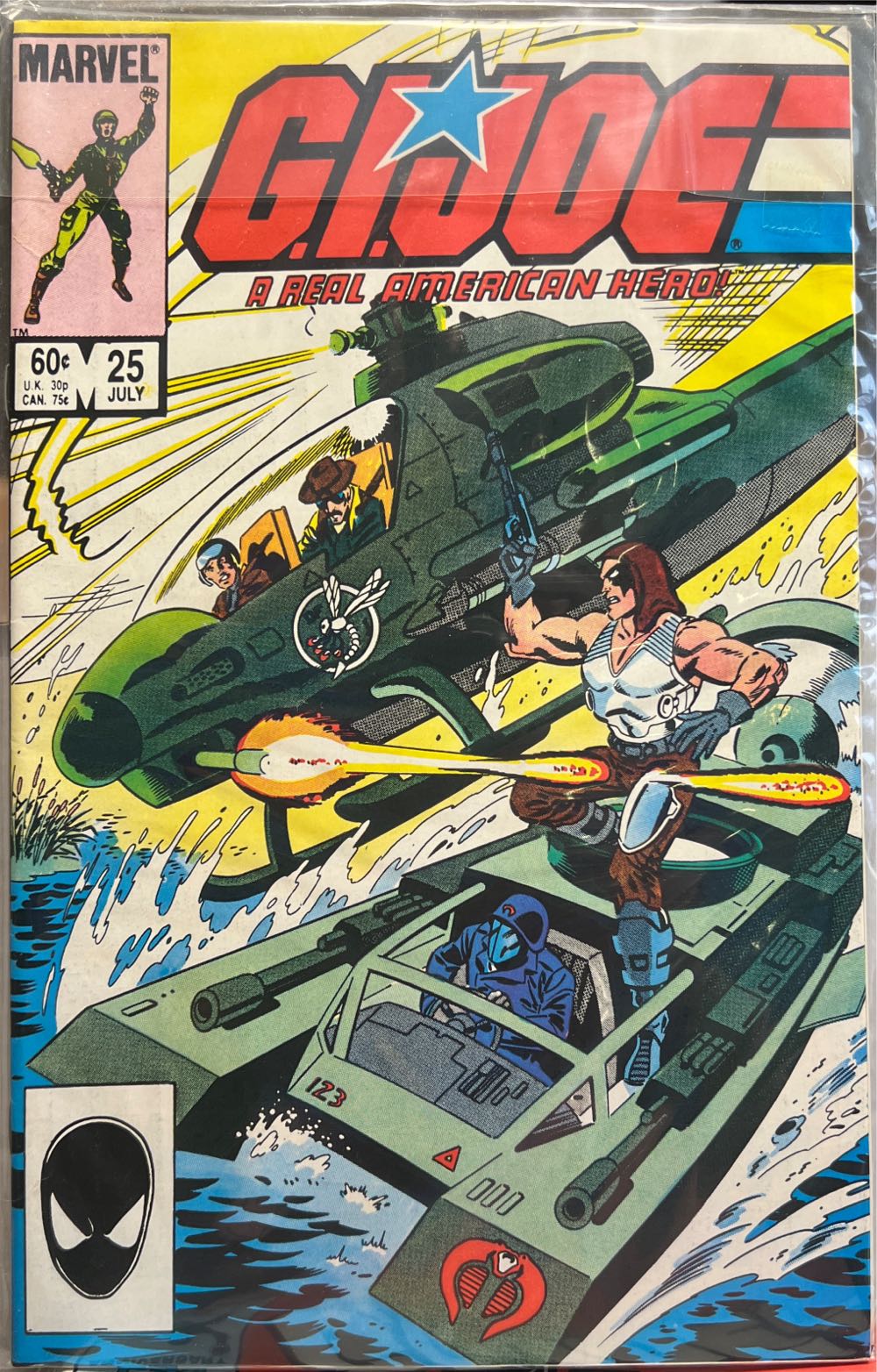 GIJOE A Real American Hero - Marvel Comics (25 - 7/1/84) comic book collectible [Barcode 845556668] - Main Image 3