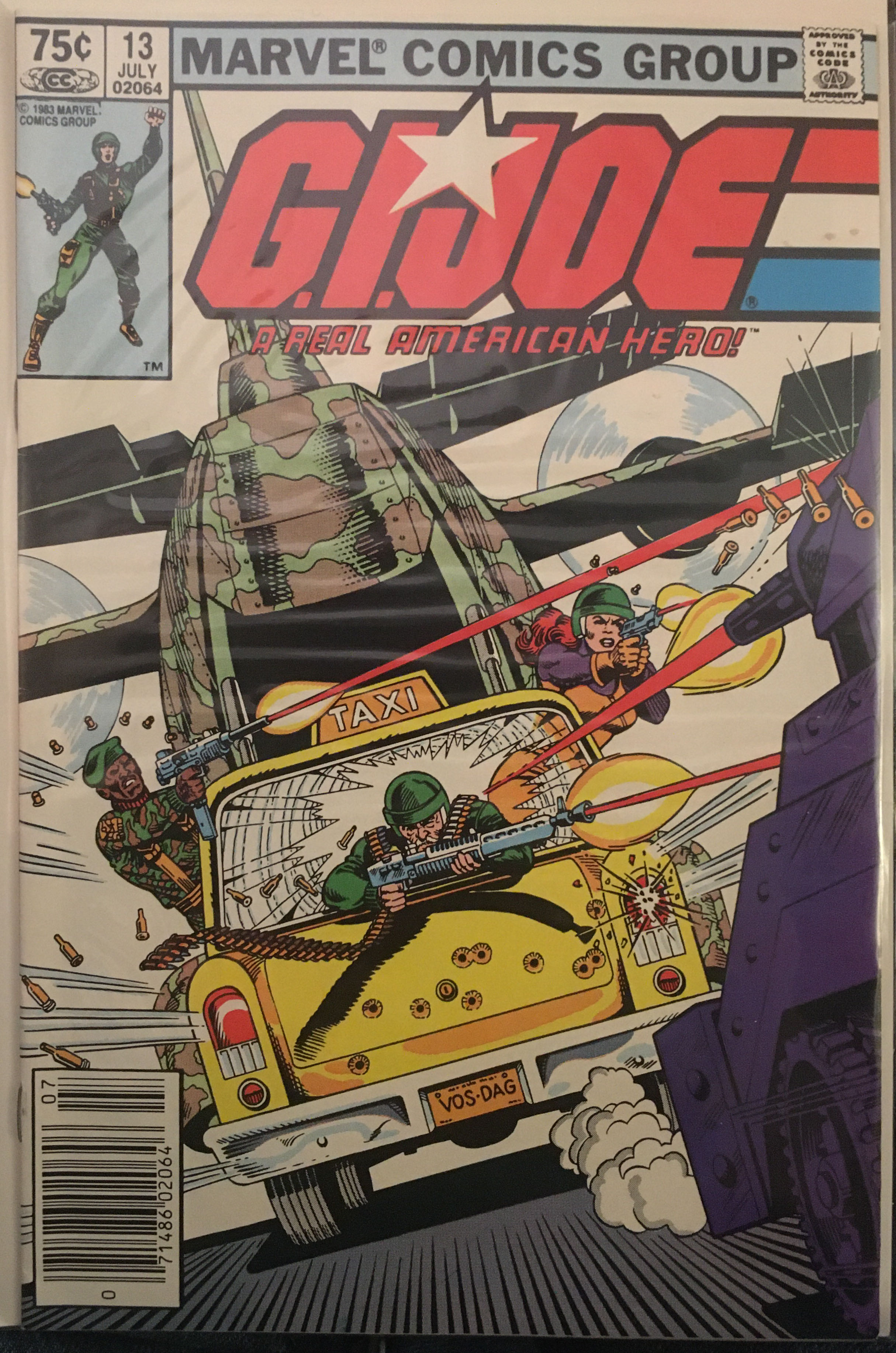 G.I. Joe (1982 Marvel) - Marvel Comics (13 - Jul 1983) comic book collectible [Barcode 071486020646] - Main Image 2