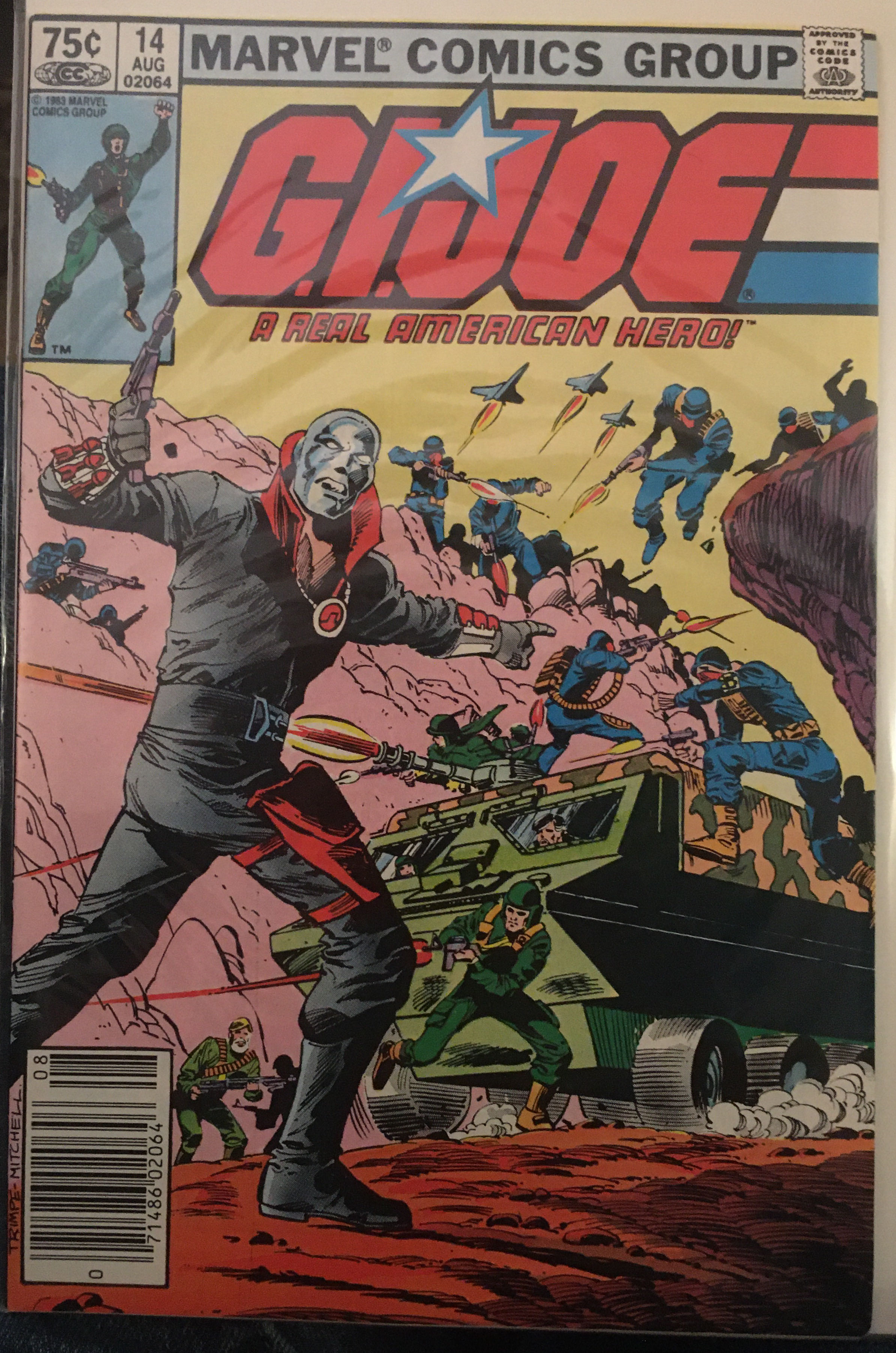 G.I. Joe: A Real American Hero - Marvel Comics (14 - Aug 1983) comic book collectible [Barcode 071486020646] - Main Image 2
