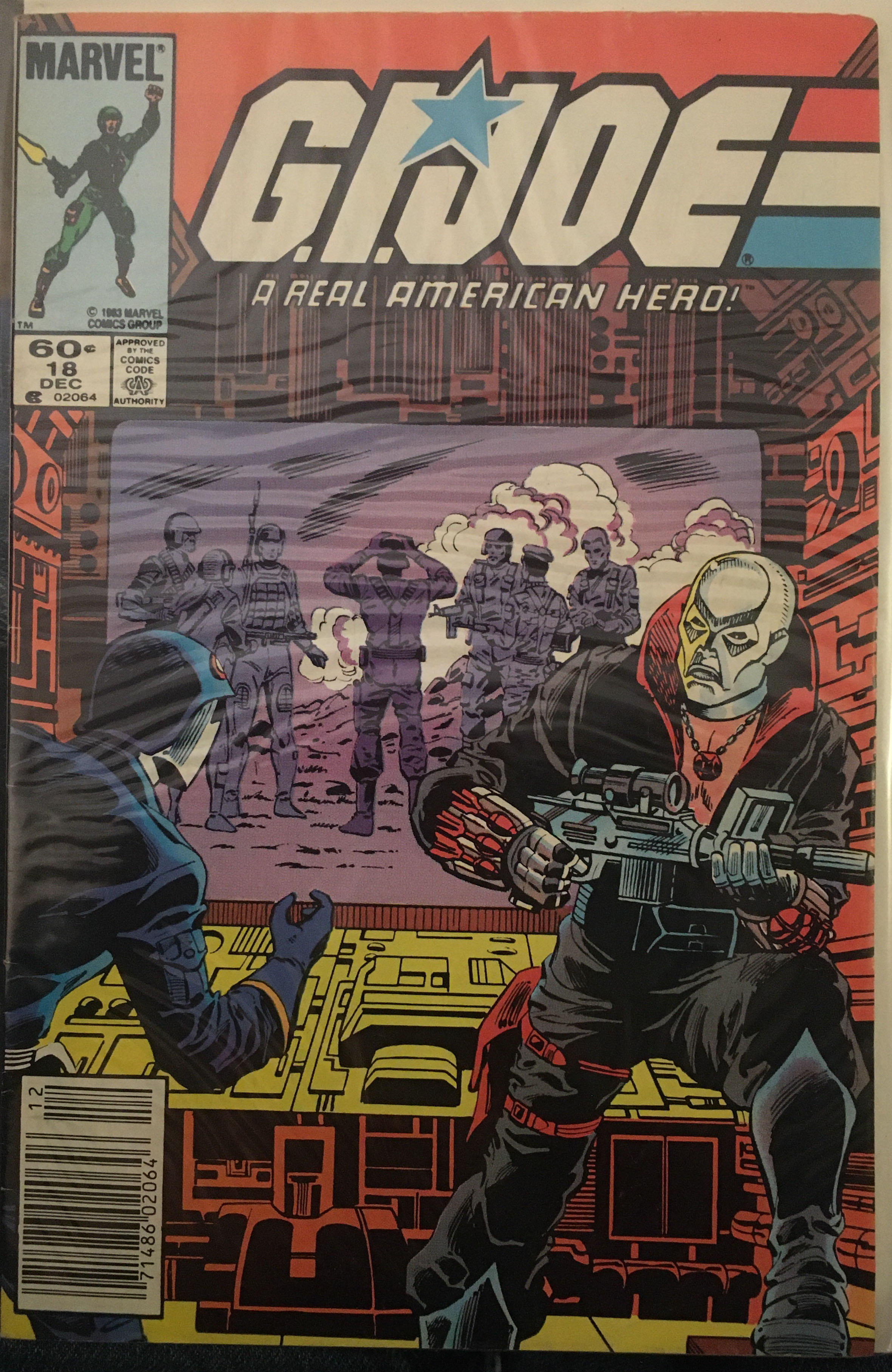 GIJOE A Real American Hero - Marvel (18 - Dec 1983) comic book collectible [Barcode 071486020646] - Main Image 3