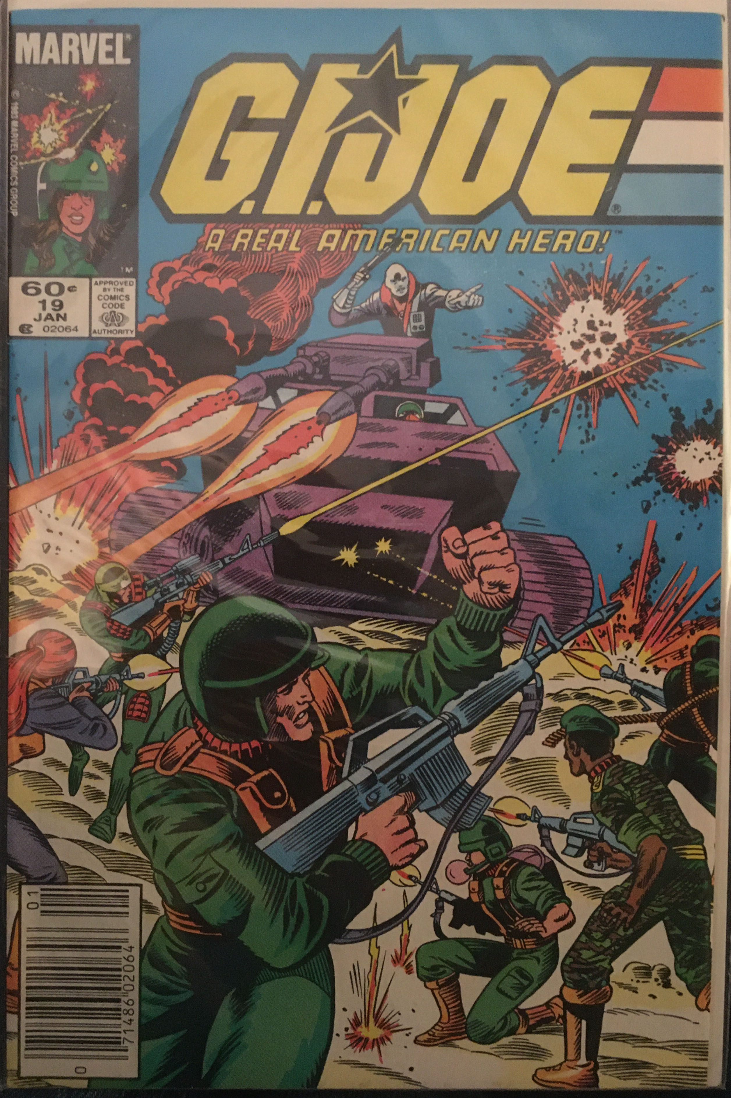 GIJOE A Real American Hero - Marvel Comics (19 - Jan 1984) comic book collectible [Barcode 071486020646] - Main Image 2