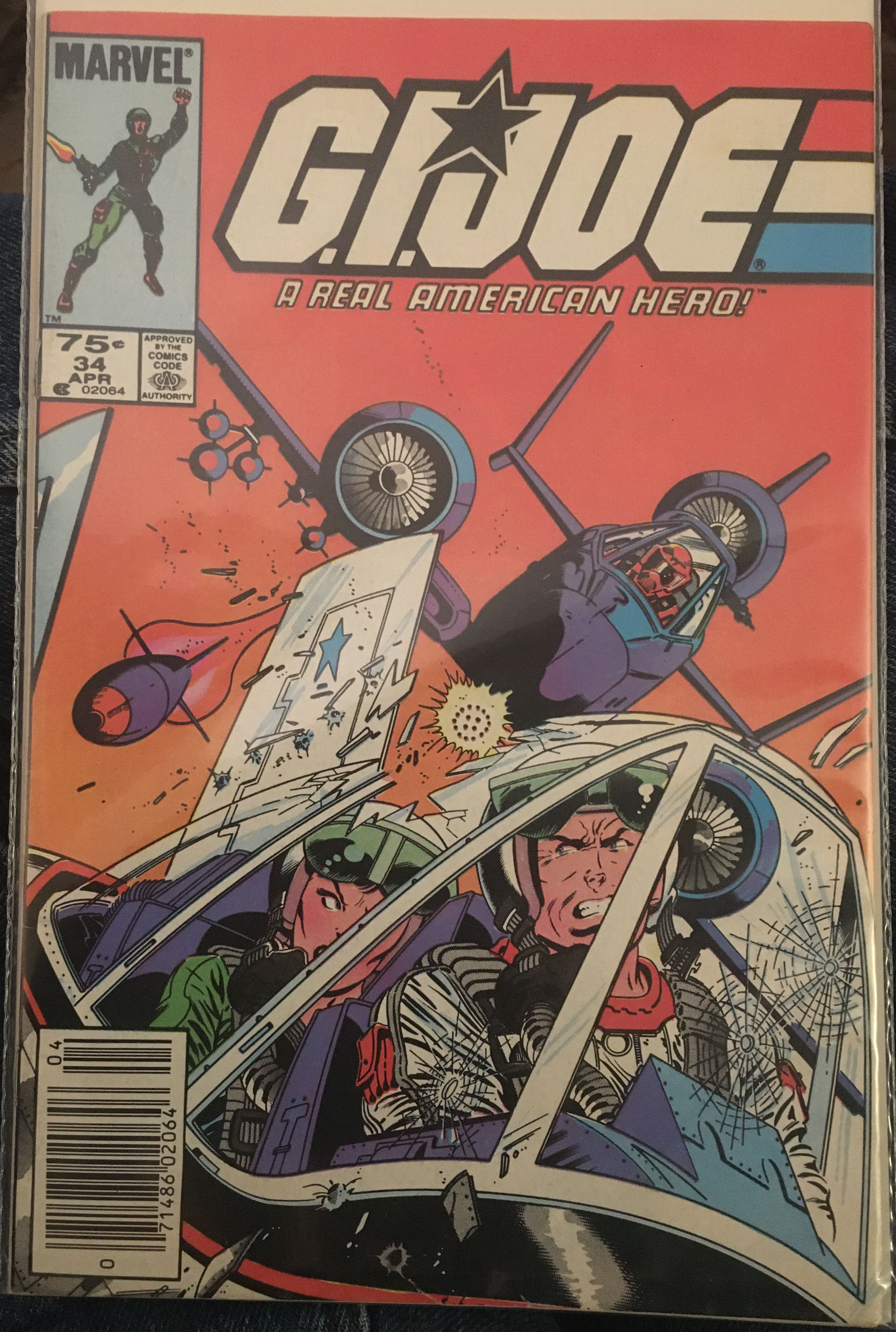 G.I. Joe: A Real American Hero (1982) - Marvel Comics (34 - Apr 1985) comic book collectible [Barcode 071486020646] - Main Image 2