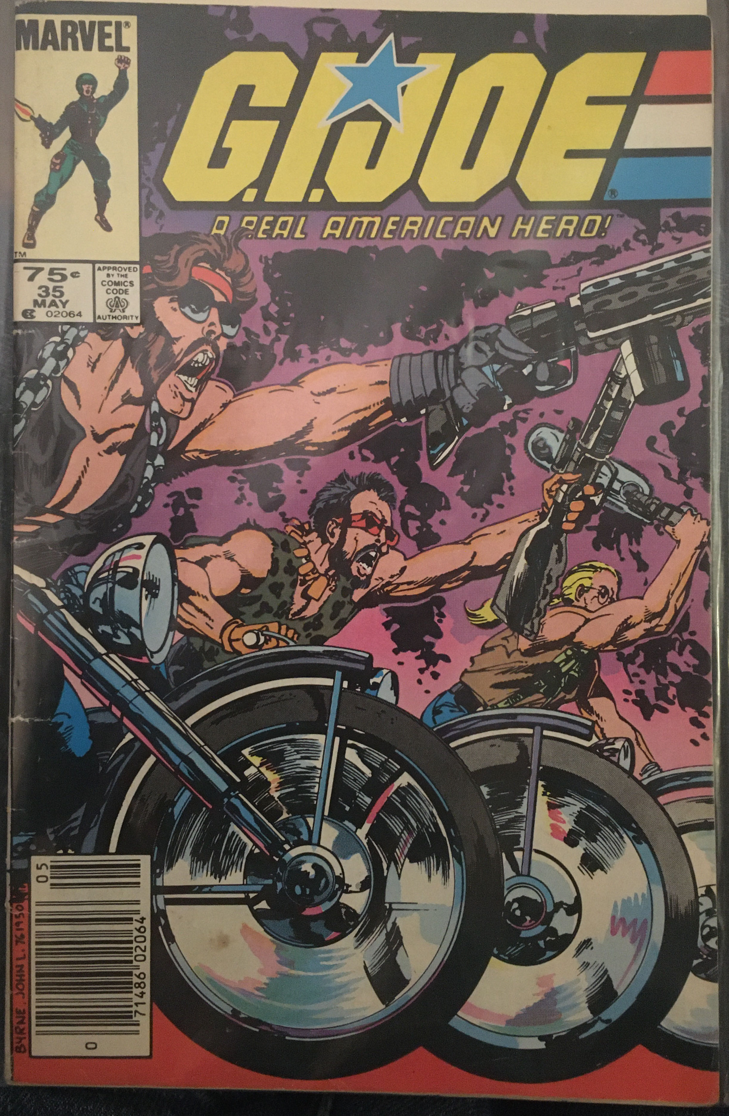 GIJOE A Real American Hero - Marvel Comics (35 - May 1985) comic book collectible [Barcode 071486020646] - Main Image 2