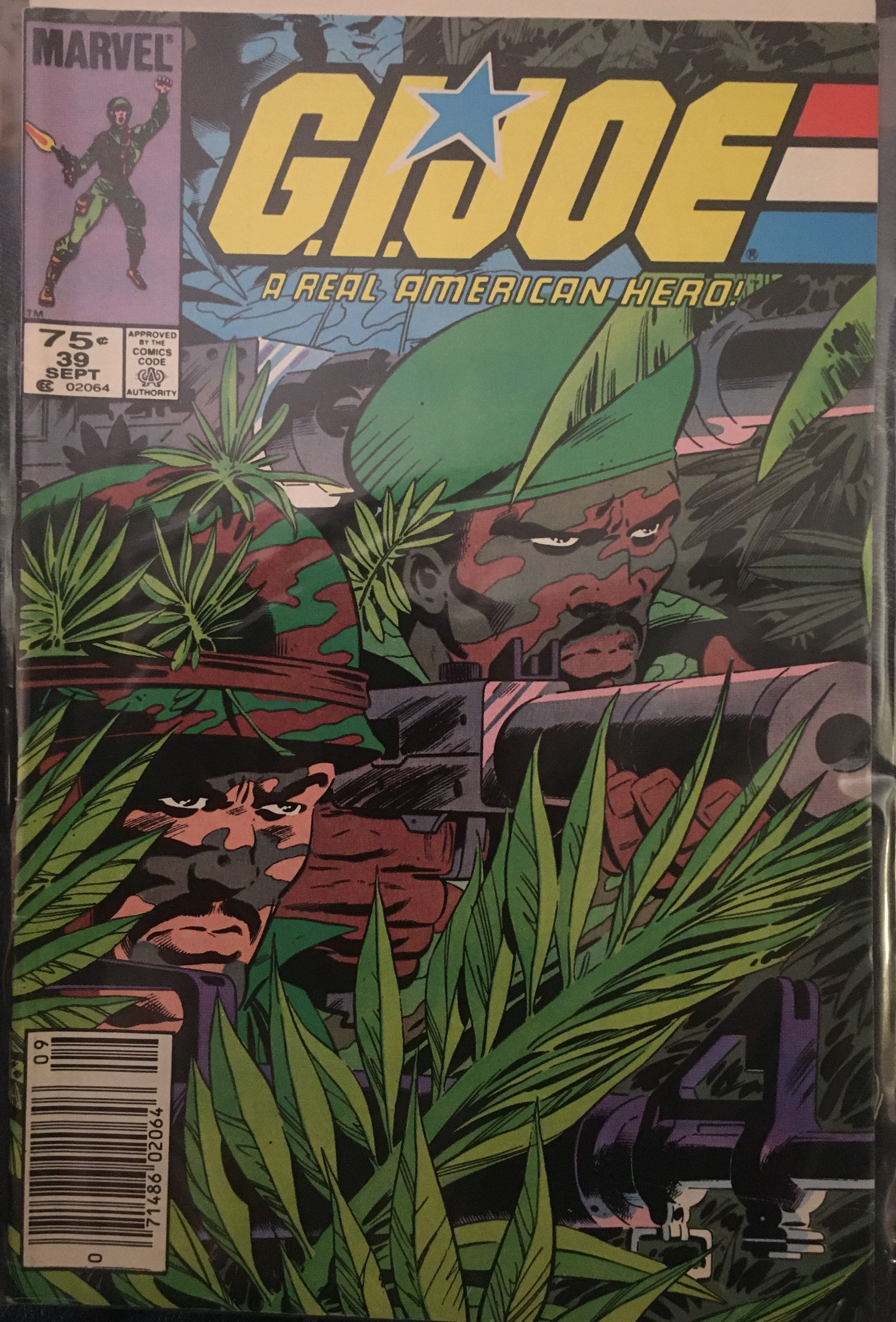 GIJOE A Real American Hero - Marvel Comics (39 - Sep 1985) comic book collectible [Barcode 071486020646] - Main Image 2