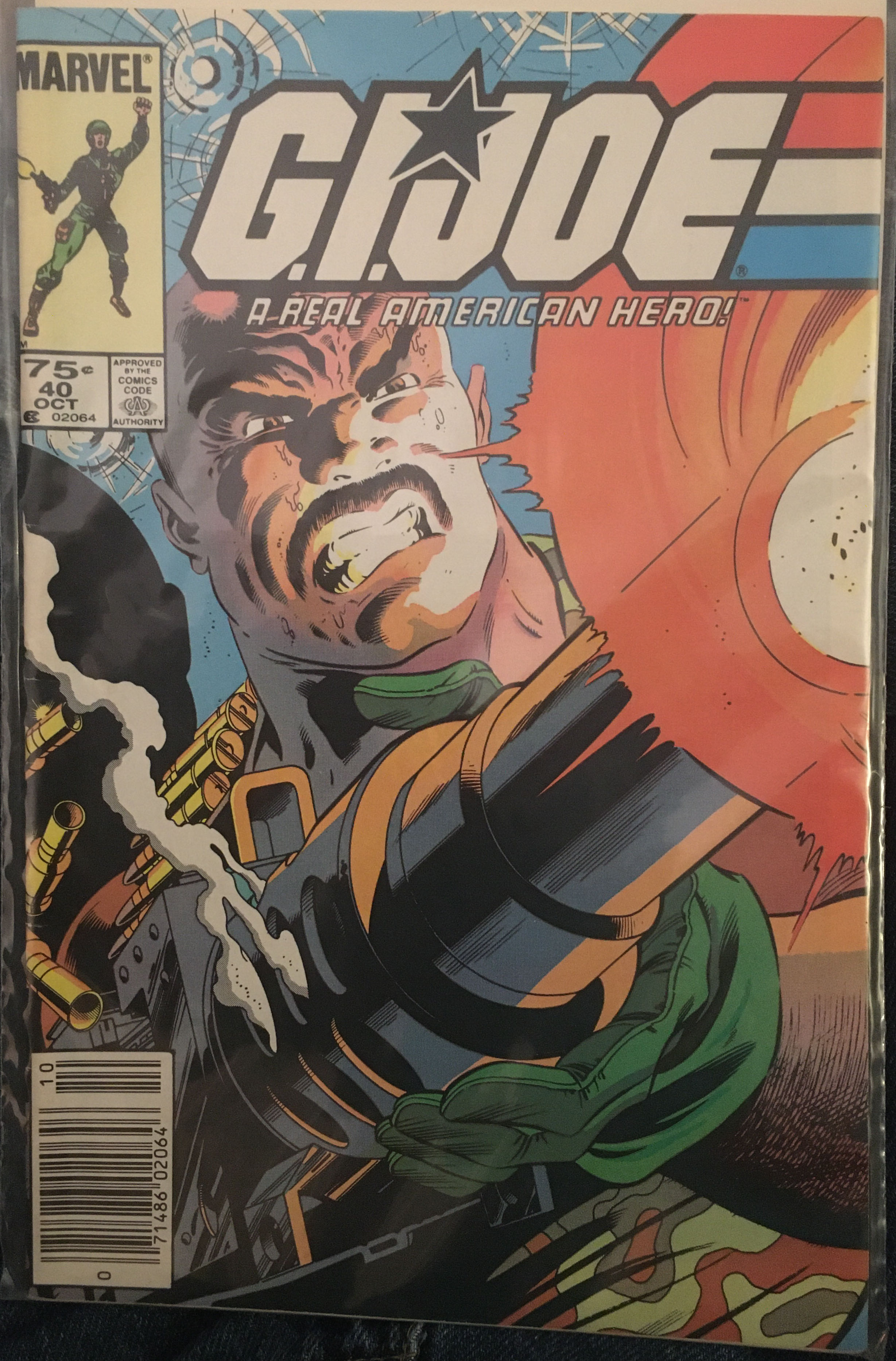 GIJOE A Real American Hero - Marvel Comics (40 - Oct 1985) comic book collectible [Barcode 071486020646] - Main Image 2