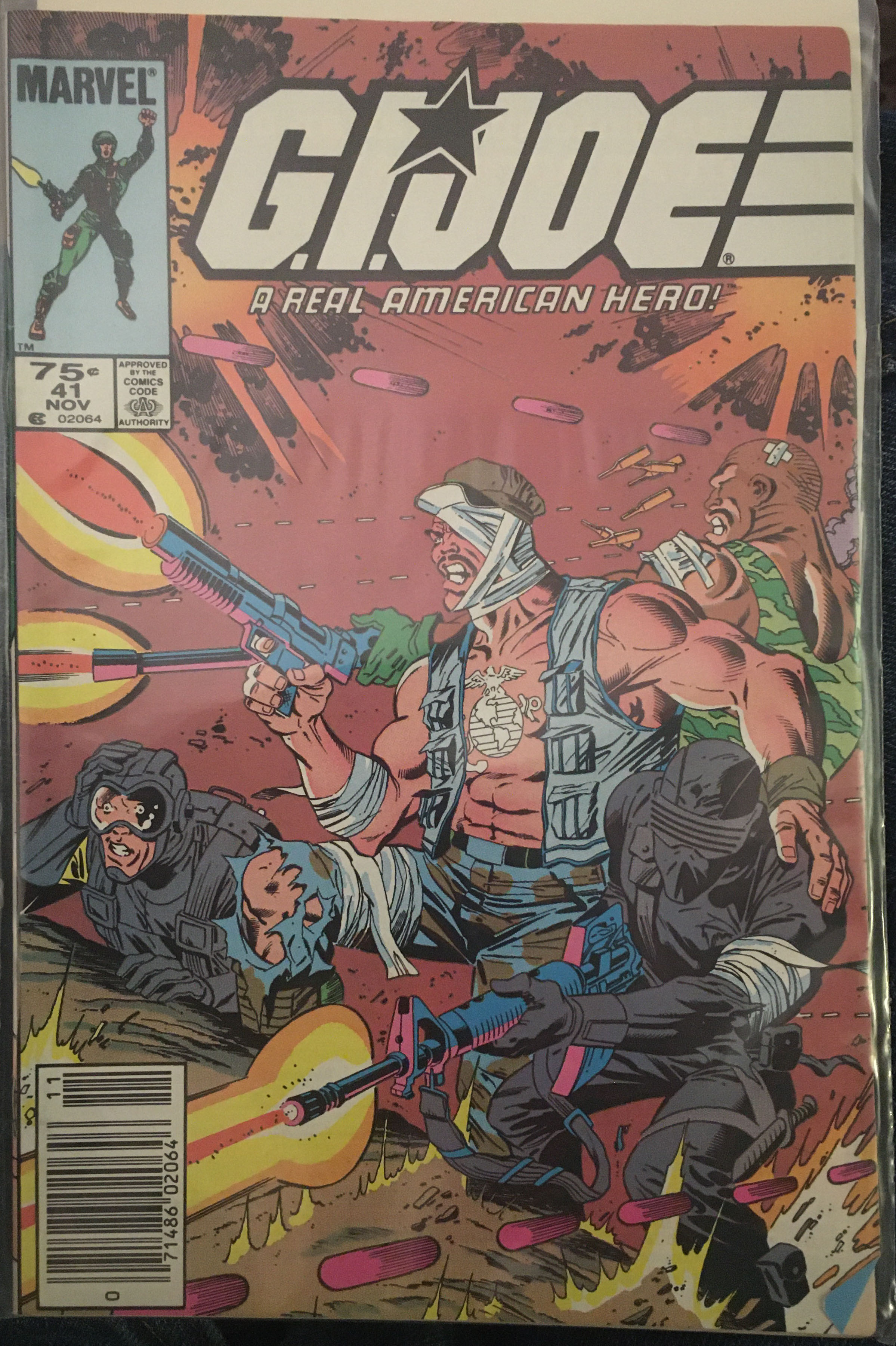 GIJOE A Real American Hero - Marvel Comics (41 - Nov 1985) comic book collectible [Barcode 071486020646] - Main Image 2