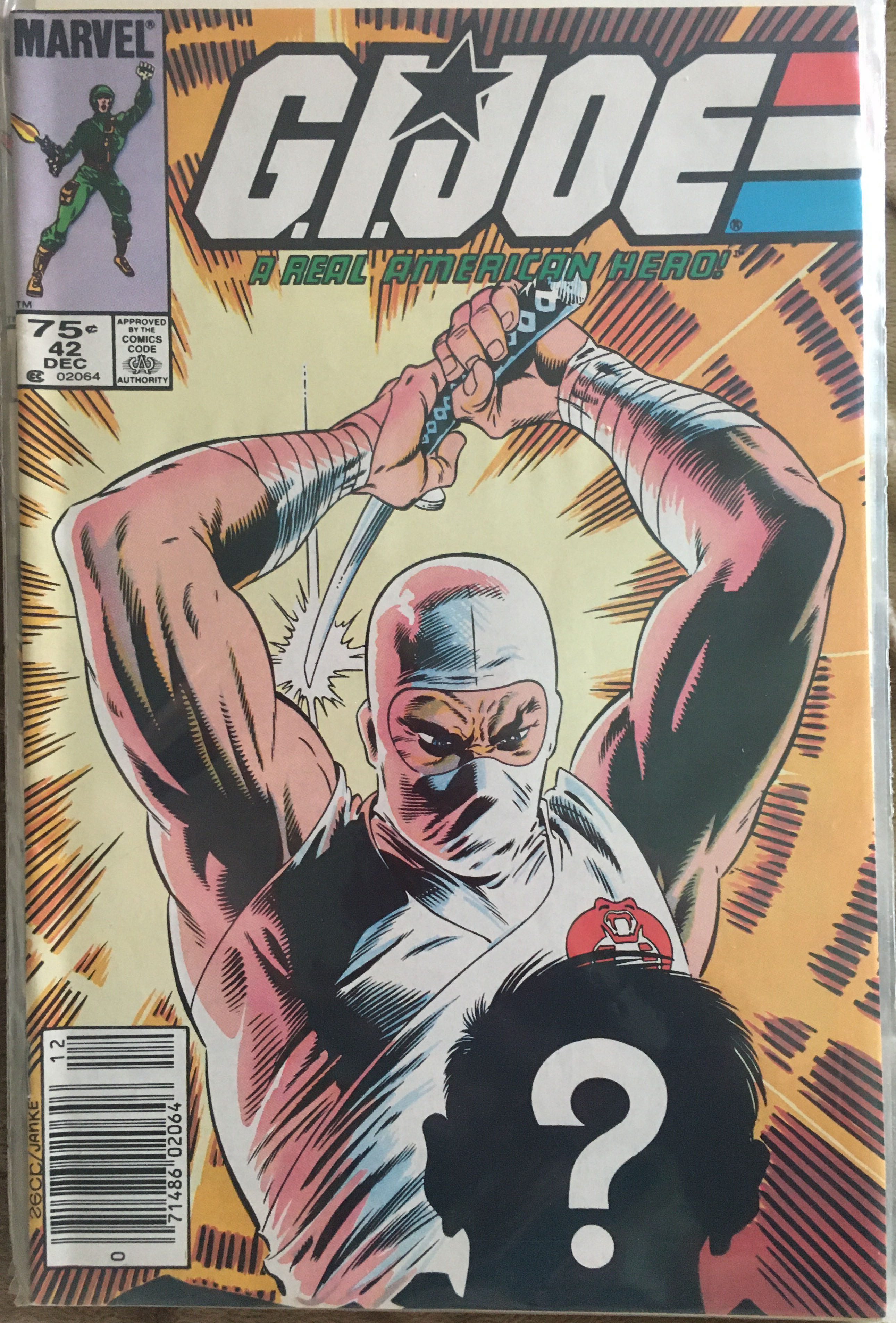 GI JOE A Real American Hero #42 - Marvel Comics (42 - Dec 1985) comic book collectible [Barcode 071486020646] - Main Image 2